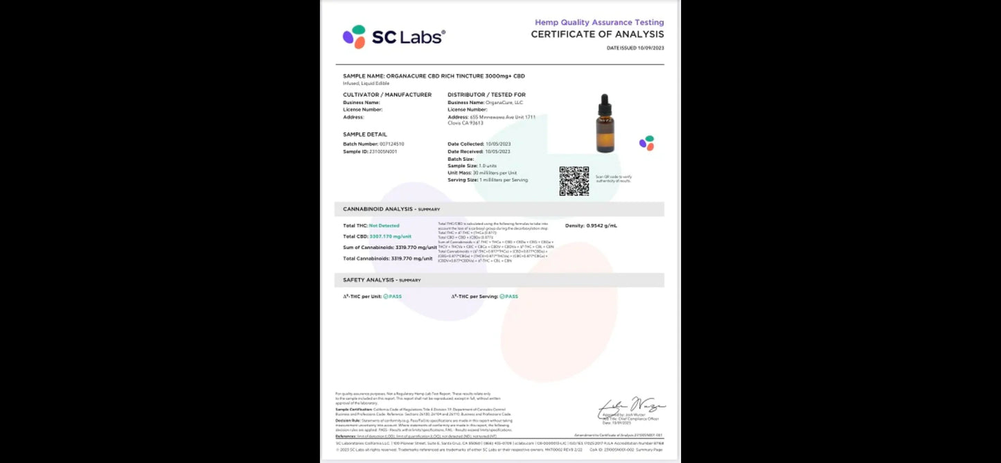 ORGANACURE® CBD RICH Drops™